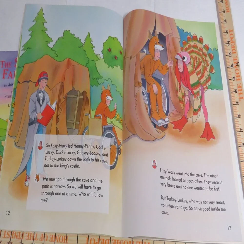 The Sky is Falling BIG BOOK (almost 2 feet tall)  By Joseph Jacobs Classroom
